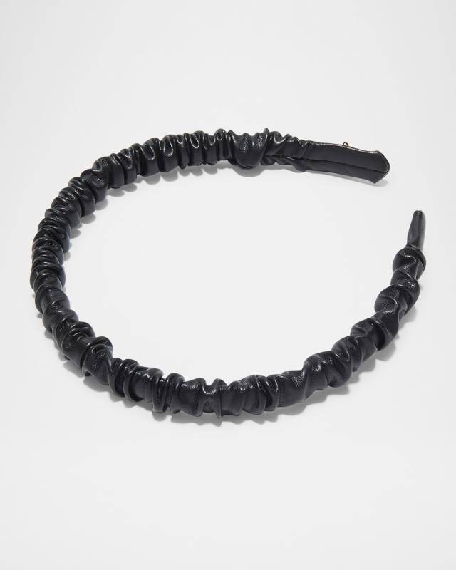 Jessie Faux Leather Headband